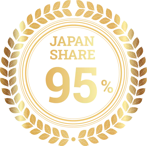 JAPAN SHARE 95%